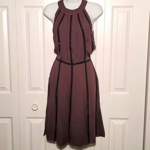 L'Agence x Barneys NY | 100% Silk Halter Neck Dress Sz 4